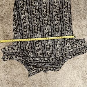 Los Angeles Apparel Black and Cream Patterned Men's Shirt